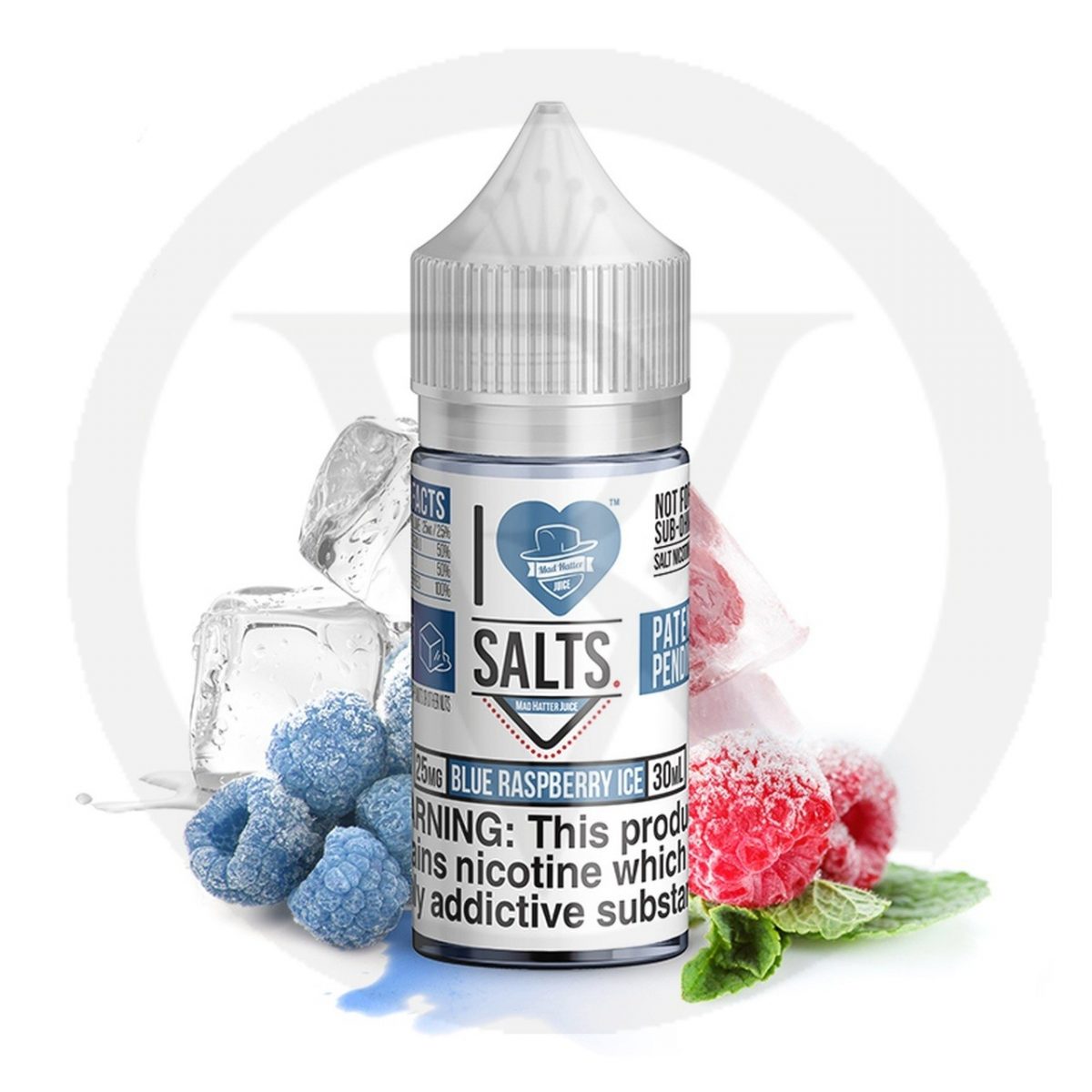 MAD HATTER I LOVE SALTS BLUE RASPBERRY ICE 30ML BEST ONLINE SHOP UAE