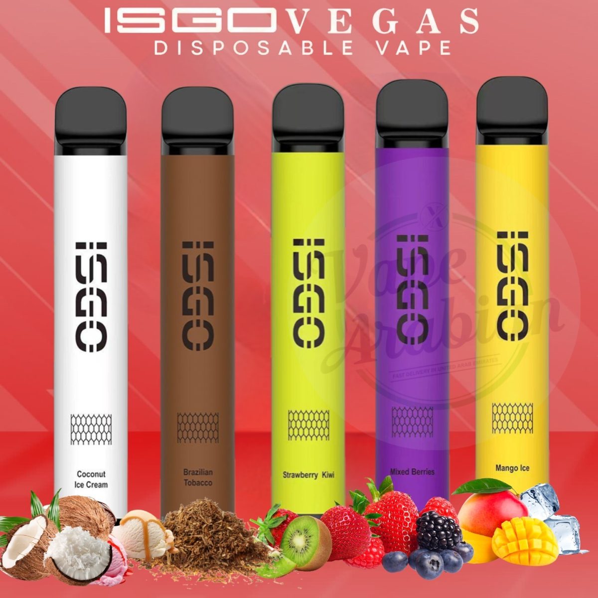 Isgo vegas disposable 2800 puffs