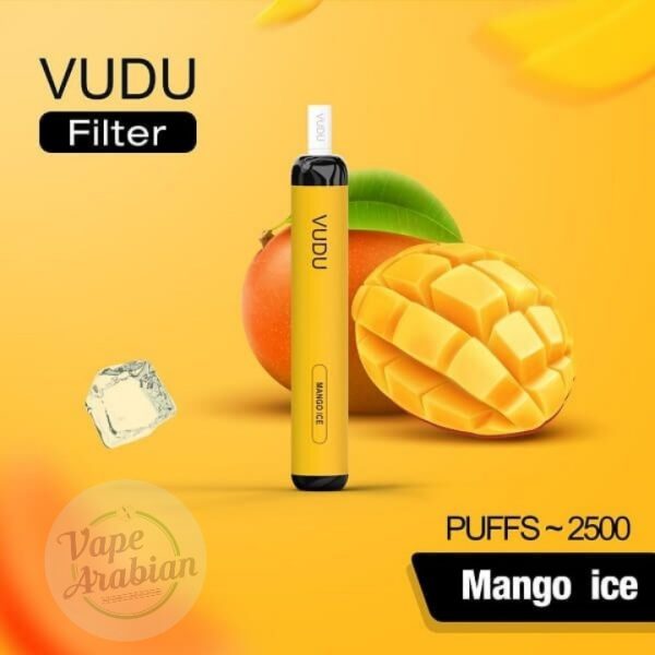 VUDU Filter 2500 Puffs Disposable Vape- Mango Ice