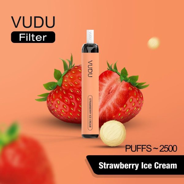 VUDU Filter 2500 Puffs Strawberry Ice Cream