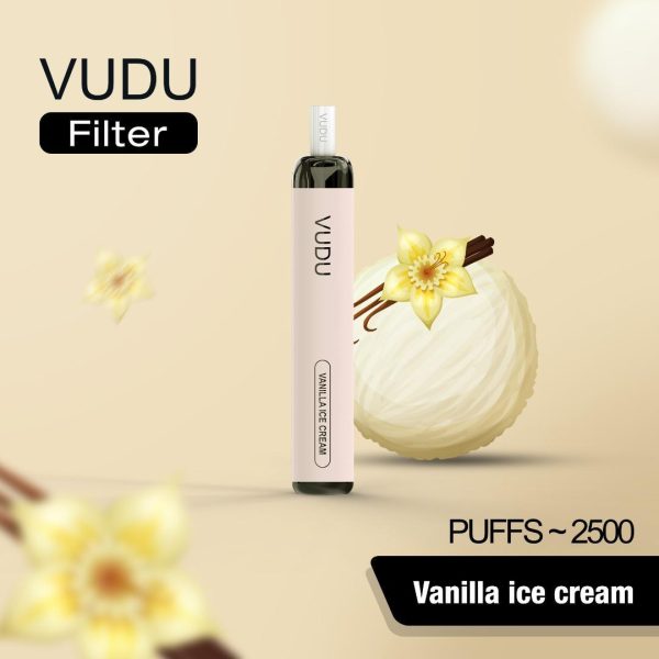 VUDU Filter 2500 Puffs Vanilla Ice Cream