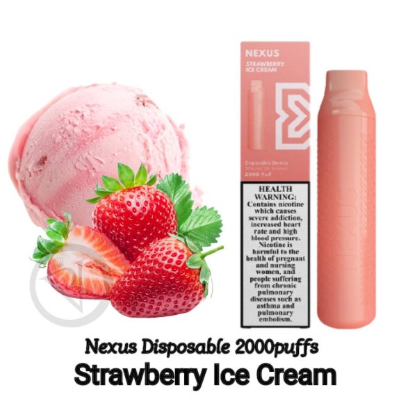 NEXUS Disposable Vape Strawberry Ice Cream