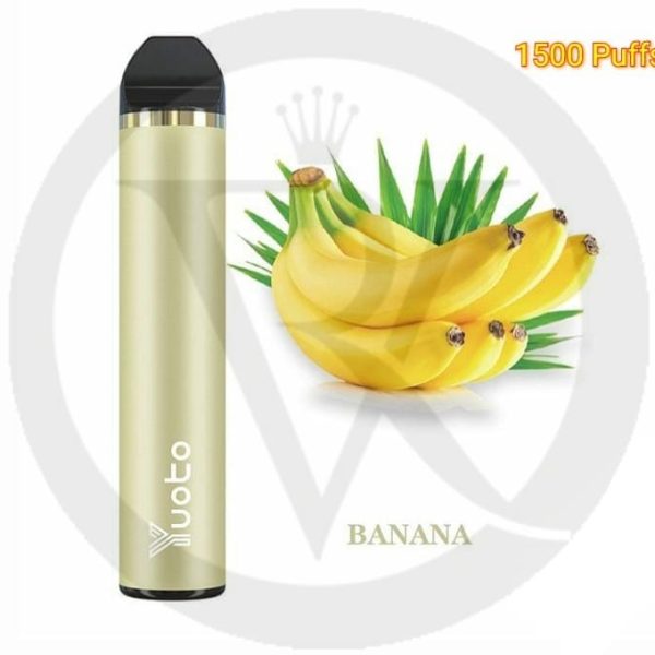 Yuoto Disposable 1500 Puffs- Banana