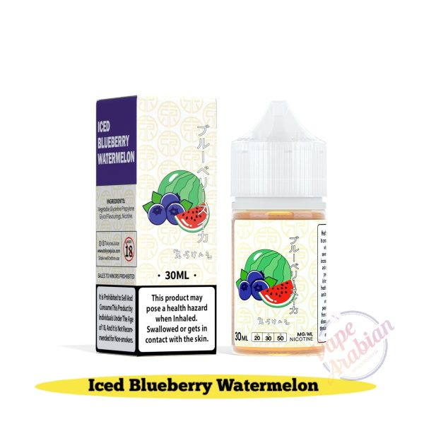 Tokyo Salt Nic E Liquid 30ml- Iced Blueberry Watermelon