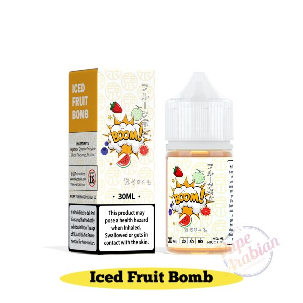 Tokyo Salt Nic E Liquid 30ml- Iced Fruit Bomb