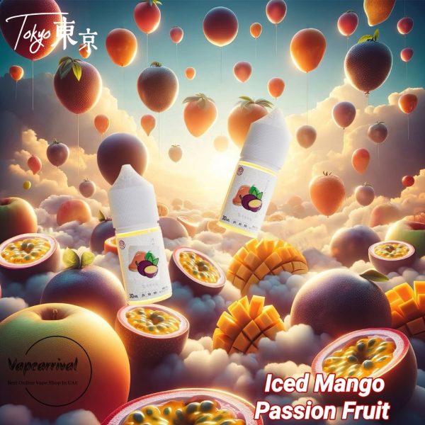 Tokyo Salt Nic E liquid 30ml- Iced Mango Passion Fruit