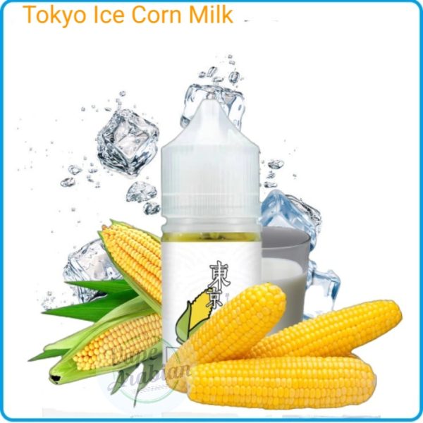 Tokyo Salt Nic E liquid 30ml- Ice Corn Milk