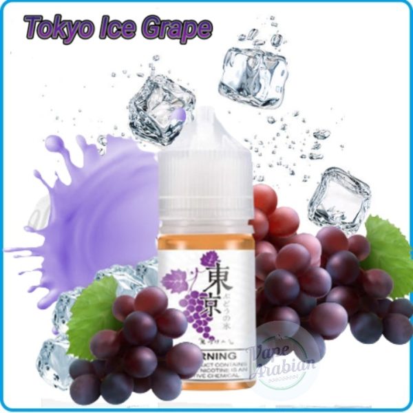 Tokyo Salt Nic E liquid 30ml- Ice Grape