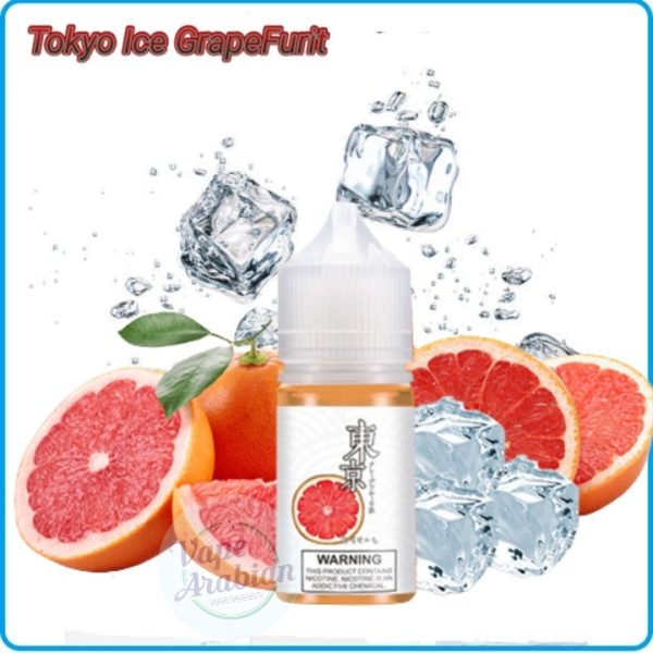 Tokyo Salt Nic E liquid 30ml- Ice Grapefurit