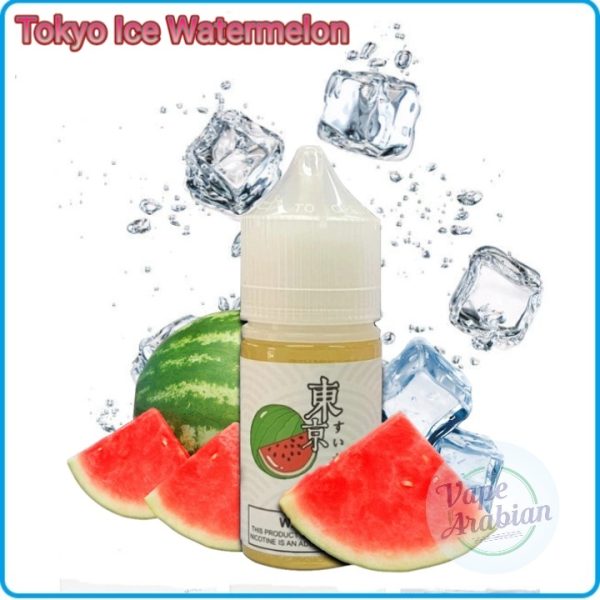 Tokyo Salt Nic E liquid 30ml- Ice Watermelon