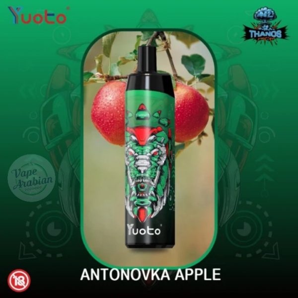 Yuoto Thanos Disposable pod 5000 Puffs- Antonovka Apple