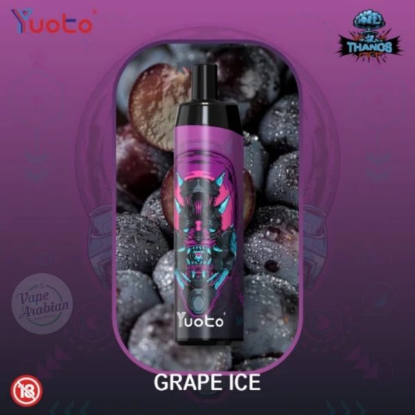 Yuoto Thanos Disposable pod 5000 Puffs- Grape Ice