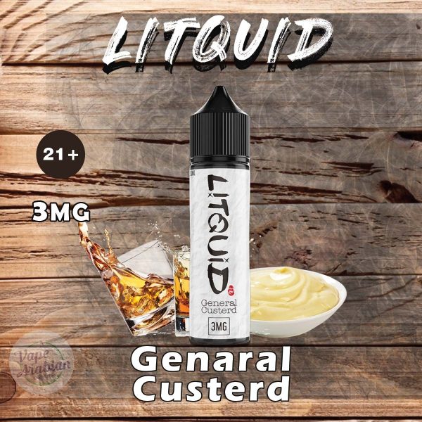 Litquid Freebase Vape Juice- Genaral Custerd