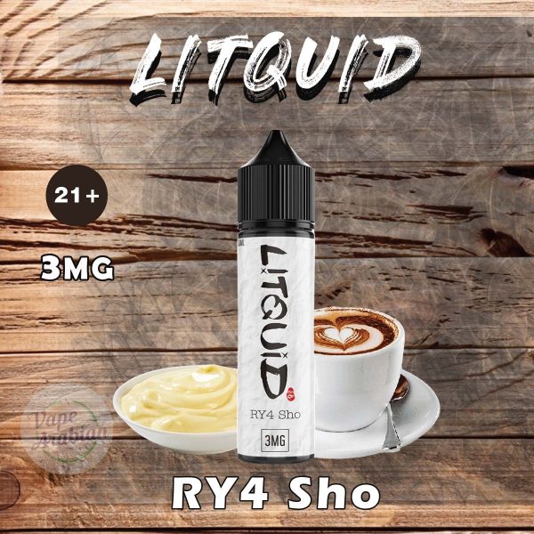 Litquid Freebase Vape Juice- RY4 Sho