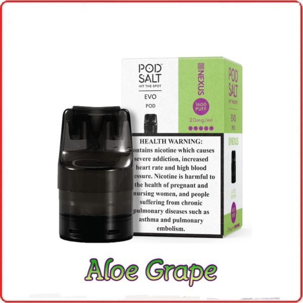 Pod Salt Evo Pods- Aloe Grape