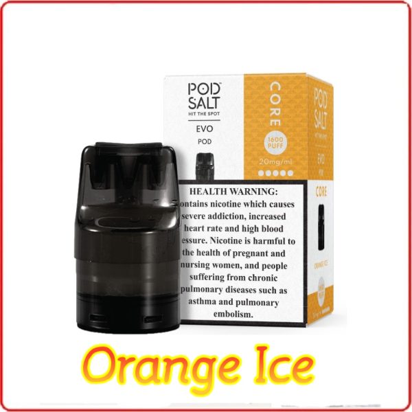 Pod Salt Evo Pods- Orange Ice