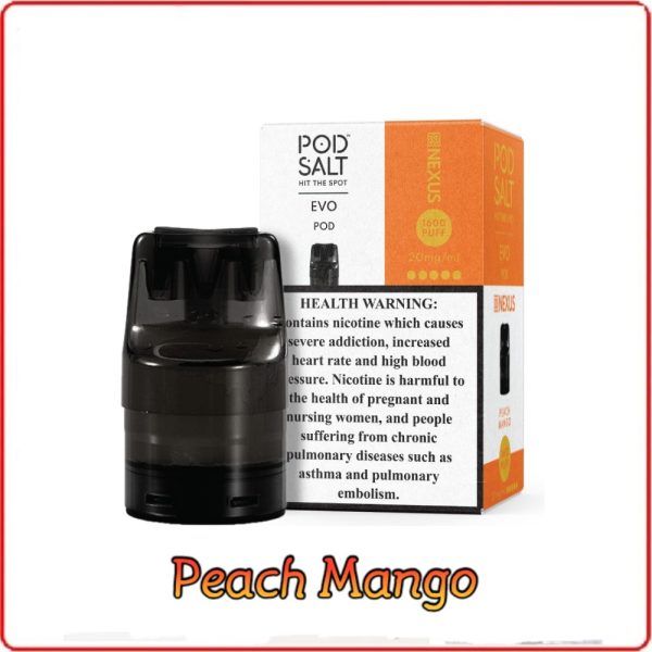 Pod Salt Evo Pods- Peach Mango