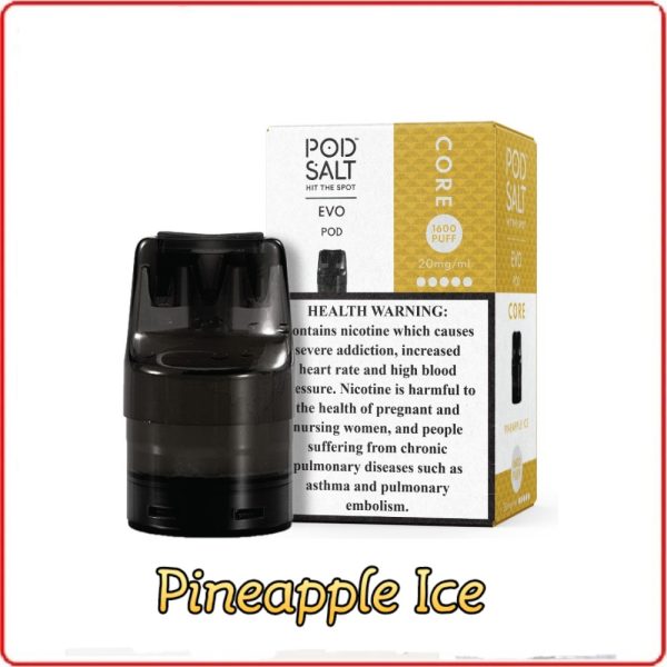 Pod Salt Evo Pods- Pineapple Ice