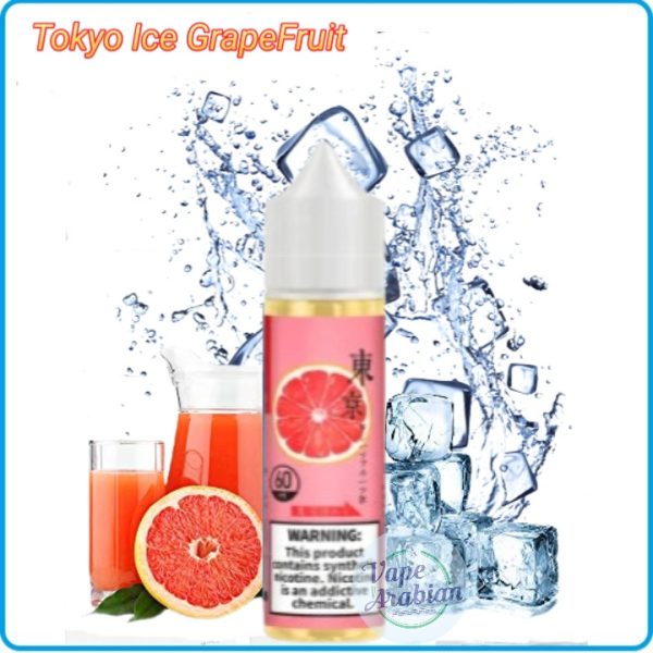 Tokyo E liquid 3mg 60ml- Ice Grapefruit