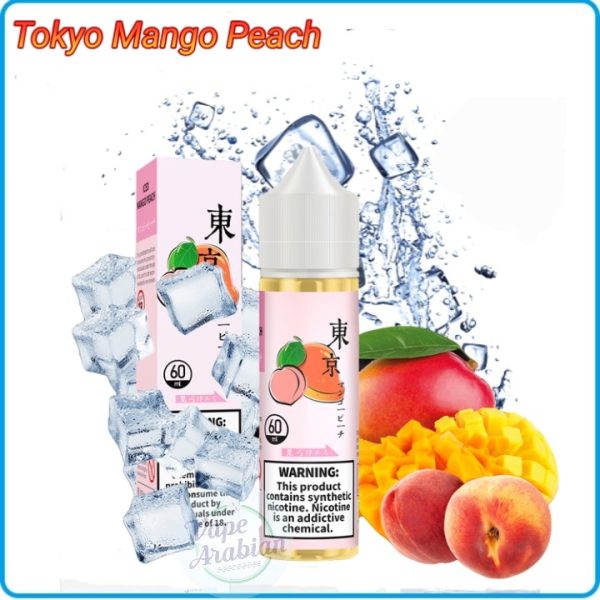 Tokyo E liquid 3mg 60ml- Ice Mango Peach