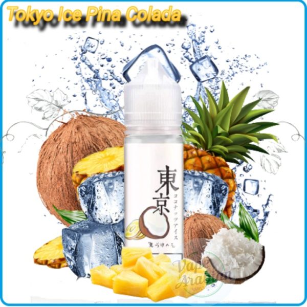 Tokyo E liquid 3mg 60ml- Ice Pina Colada