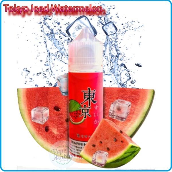 Tokyo E liquid 3mg 60ml- Ice Watermelon