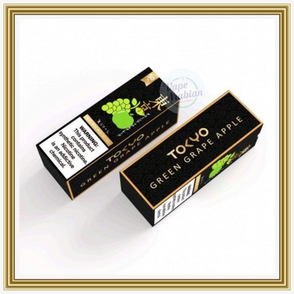 Tokyo Golden Series Salt Nic 30ml- Green Grape Apple