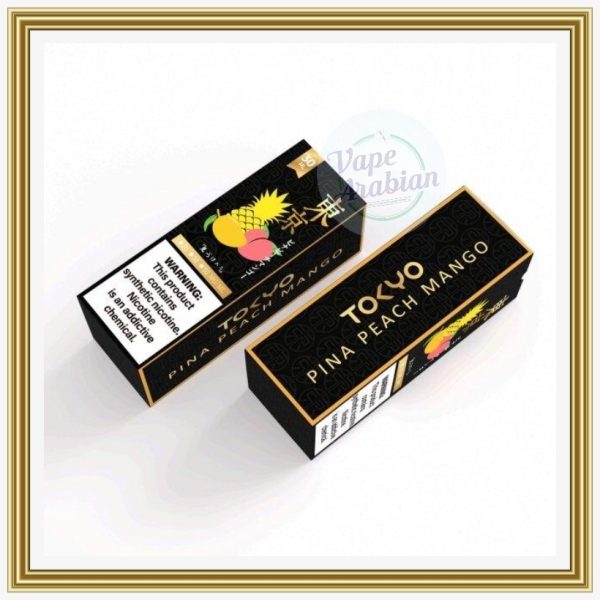 Tokyo Golden Series Salt Nic 30ml- Pina Peach mango