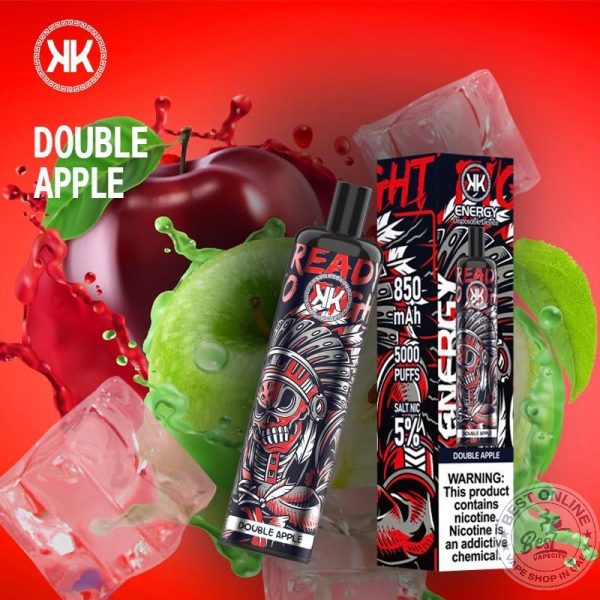 Energy Rechargeable Disposable 5000puffs- Double Apple