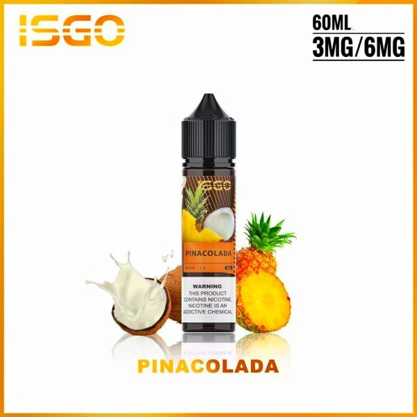 Isgo 60ml E Liquid 6mg- Pina Colada