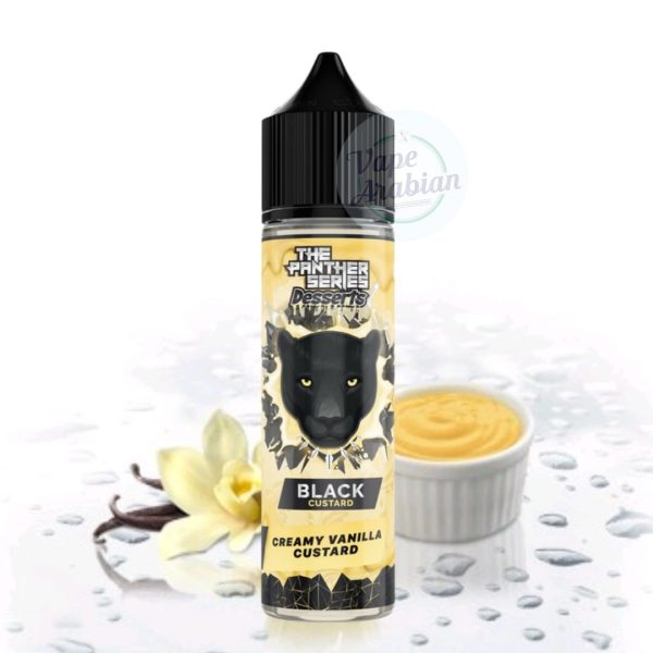 panther series desserts black custard