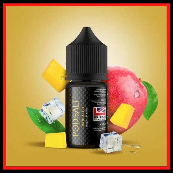 pod salt mango ice salt nic