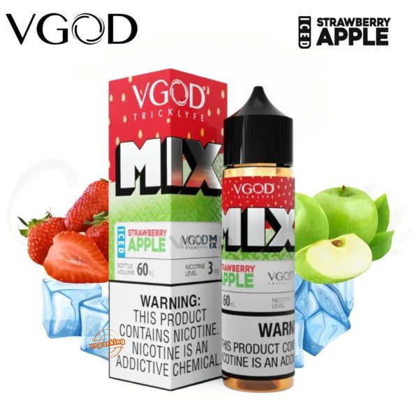 VGOD 60ml Vape Liquid- Iced Strawberry Apple