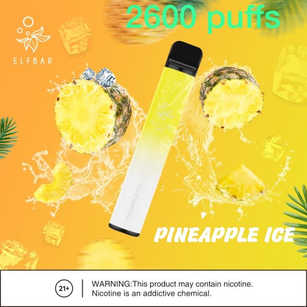 Elf bar 2600 Puffs Pineapple Ice