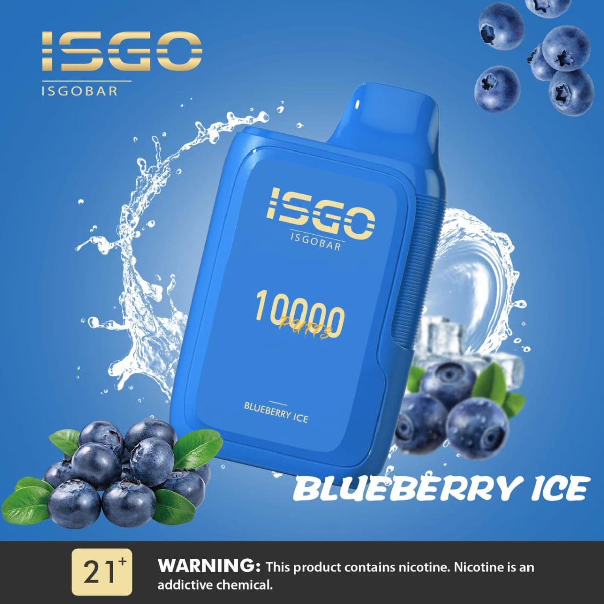 Isgo Bar 10000 Puffs Disposable Vape In Dubai