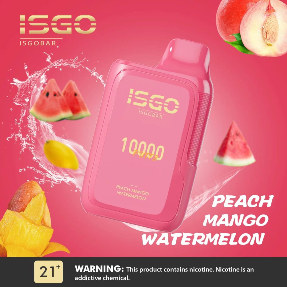 Isgo Bar 10000 Puffs Disposable Vape In Dubai