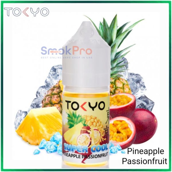 Tokyo Super Cool SaltNic 30ml- Pineapple Passionfruit