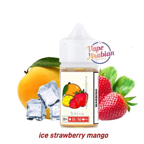 Tokyo Salt Nic E liquid 30ml Ice Strawberry Mango