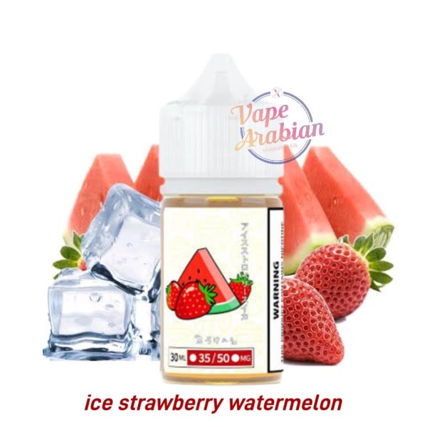 Tokyo Salt Nic E liquid 30ml Ice Strawberry Watermelon