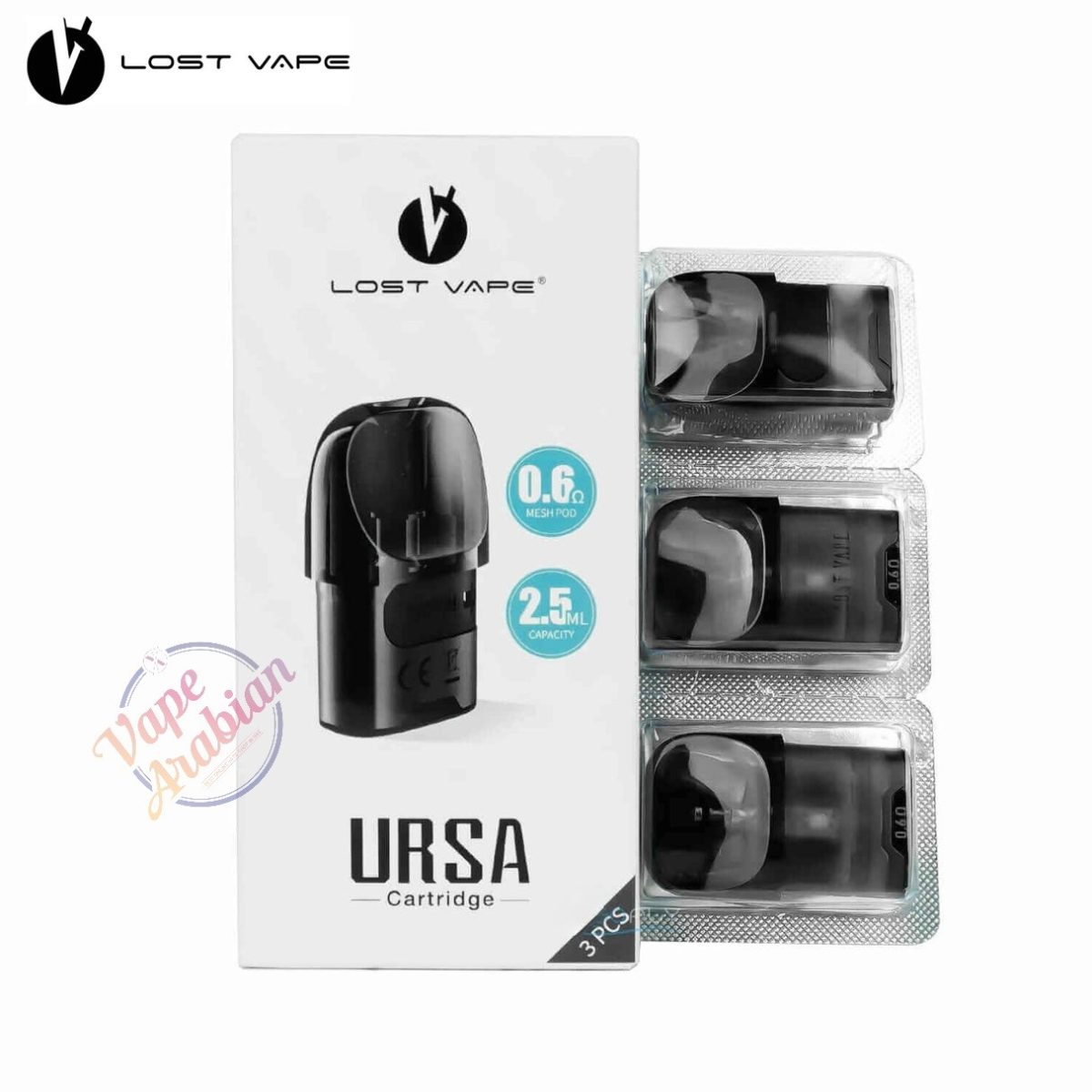 Lost Vape URSA Empty Pod Cartridge 2.5ml In UAE