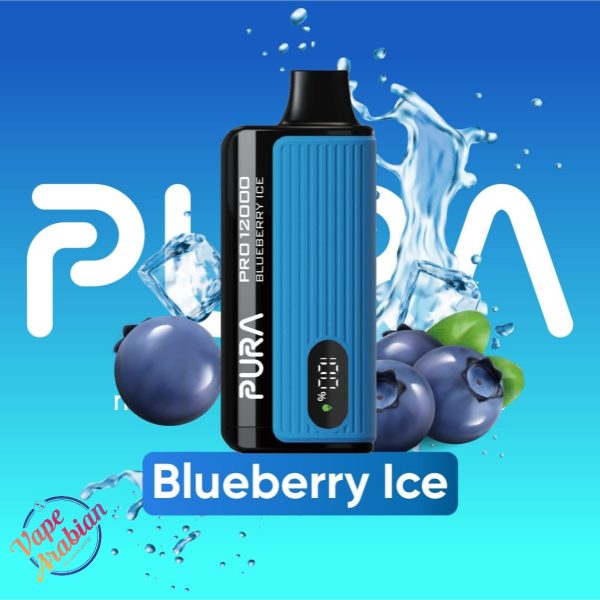 PURA 12000 Puffs Disposable Vape- Blueberry Ice