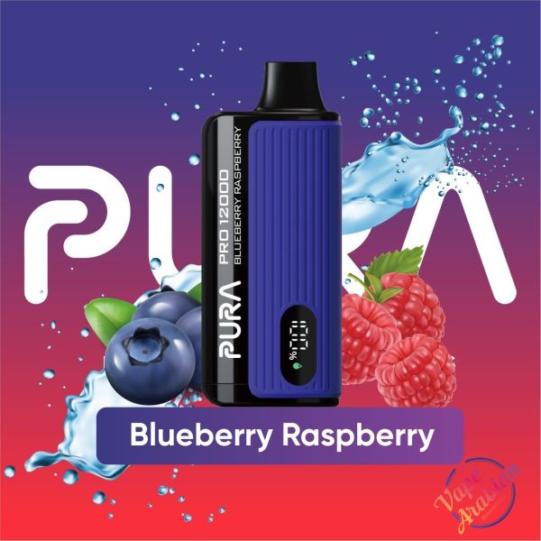 PURA 12000 Puffs Disposable Vape- Blueberry Raspberry