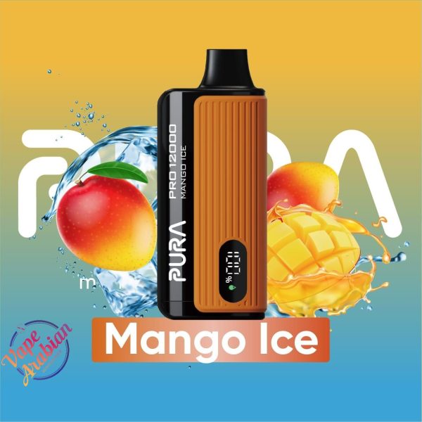 PURA 12000 Puffs Disposable Vape- Mango Ice