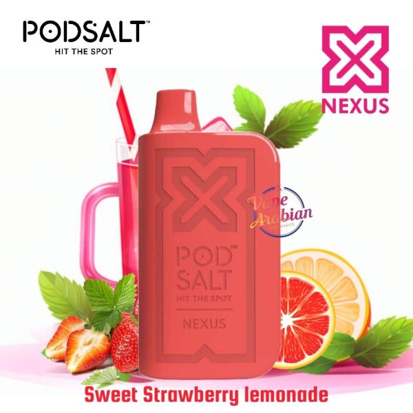 POD SALT NEXUS 6000 Puffs- Sweet Strawberry Lemonade