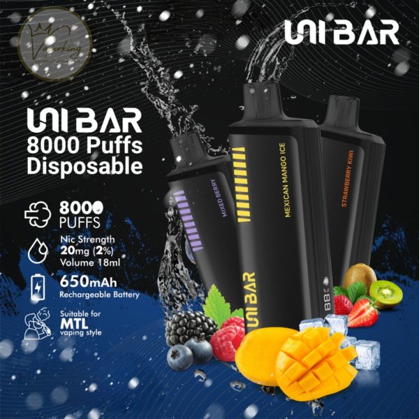 UNI Bar 8000 Puffs Disposable Vape
