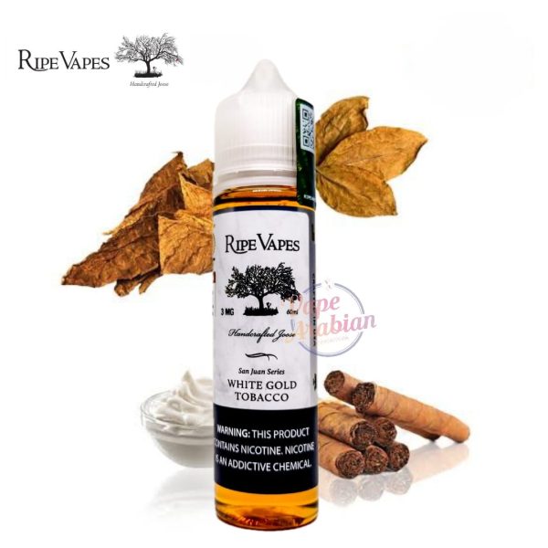 VCT Ripe Vapes 60ml E-Liquid White Gold Tobacco