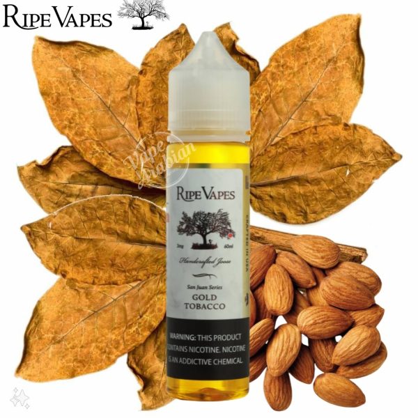 VCT Ripe Vapes 60ml- Gold Tobacco