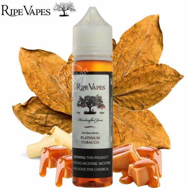 VCT Ripe Vapes 60ml- Platinum Tobacco