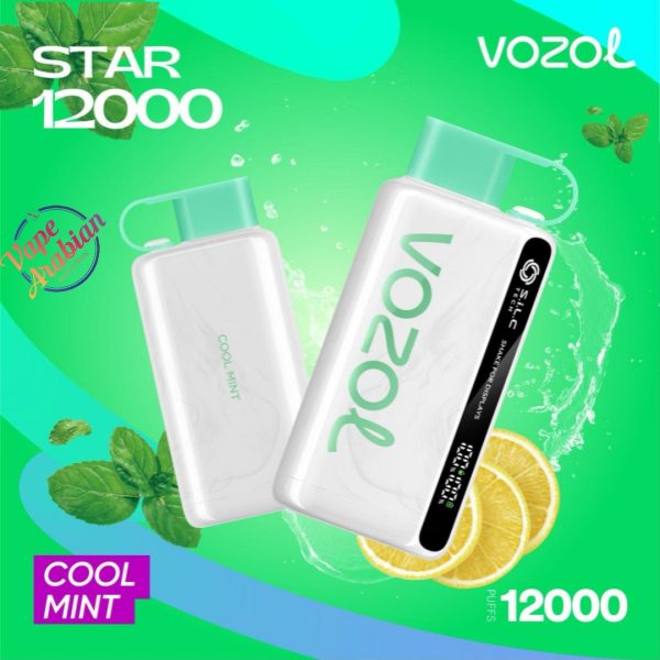 VOZOL STAR 12000 Puffs- Cool Mint