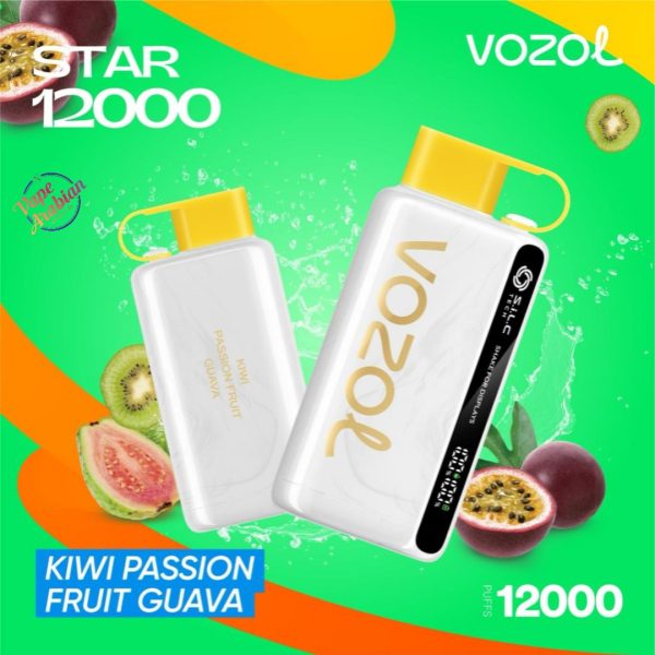 VOZOL STAR 12000 Puffs- Kiwi Passion Fruit Guava